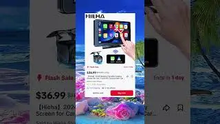 Enhance Your Car with This Portable CarPlay Screen#CarTech #CarPlay #AndroidAuto