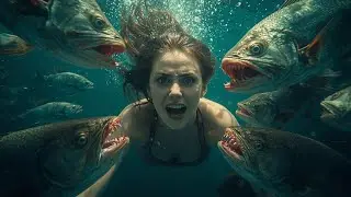 Piranha fish attack | Piranha 3D Movie Explained In Hindi/English (Horror Mystery Movie Explained 