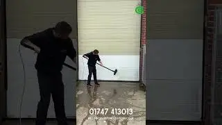 Satisfying Warehouse Door Cleaning by Clearstone Solutions