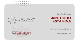 SAINTHOOD/STAMINA (SERMON)