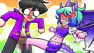 ¡CHICA DRAGON Y CHICO HUMANO SE PELEAN EN MINECRAFT! 😡💔😭 AMOR PROHIBIDO EN MINECRAFT ROLEPLAY