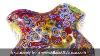 Murano Glass Bowl: Millefiori | www.GlassOfVenice.com