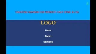WOW! WHAT A NAVIGATION BAR CREATING JUST IN 10 MINUTES. VOICE OVER INCLUDE. TUTORIAL IN HINDI.