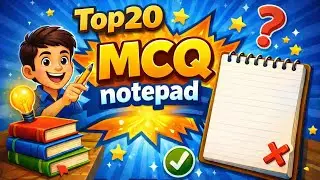 || MS NOTEPAD || TOP 20 NOTEPAD QUESTIONS ||