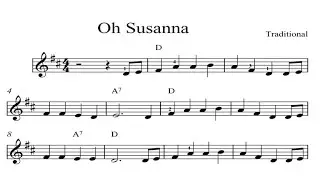 Oh Susanna: KINDLE SHEET MUSIC Piano Organ & Keyboard: Book 4