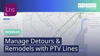 Network Modeling Across Transport Modes | PTV Lines | Tutorial