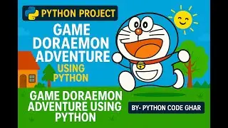 ✨ Python + Doraemon = Magic Game! 💻🐱 Full Tutorial 🎯#python #doremon #nobita
