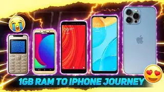 1GB RAM TO iPHONE🔥 MY ALL GAMING PHONE JOURNEY🥺(Storytime)