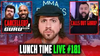 MIGHTY GURU SHOW CANCELLED! MMA JOEY CALLS OUT GURU? UFC 323 PREDICTIONS! - LUNCH TIME LIVE