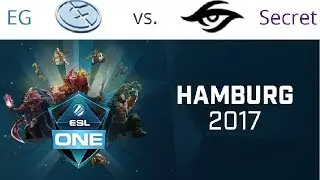 Secret vs EG Best Comeback Highlights ESL One Hamburg 2017