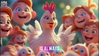 Little Chicken Runs and Plays with Kids | Cute Moments | Rhyme Land