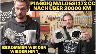 Piaggio Maxi Motor | M07 |  Malossi Zylinder 172cc Instandsetzen (Detail) TPH 125cc @Sirkenny