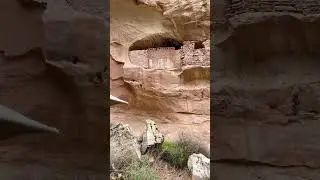 Visiting Spiral house ruins #explore #desertlore #benwoodruff #archeology #hiking #adventure #dog