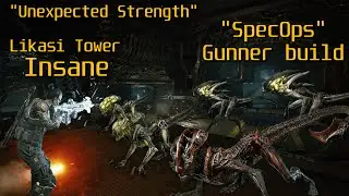 More Spitter! Prowlers! Bursters | SpecOps Gunner | Likasi Tower | Insane | Aliens Fireteam Elite