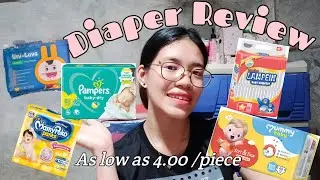 DIAPER REVIEW FOR NEWBORN |AFFORDABLE DIAPER with LEAK & DRY TEST | MB Bautista