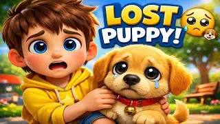 Leo and the Lost Puppy | Kids Adventure Story | Friendship & Moral