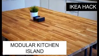IKEA HACK - Modular HAMMARP Butcher Block Kitchen Island
