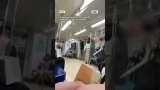 Elderly woman sent flying after MRT seat clash in Taiwan