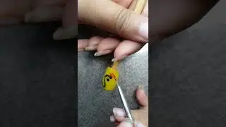 Simple Ganesh Chaturthi nail art #ganeshchaturthi #ganesh #ganeshdrawing #youtubeshorts #short