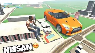 Franklin Find Jaient Nissan GTR Car In Indian Bike 3d @AnkeshGamer.7