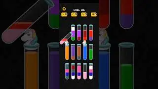 Color Water Sort 3D level 406 - Water Color Sorting Games TapNation #watersortpuzzle