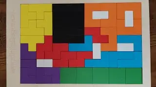 Fixing a wooden jigsaw puzzle kids activity
