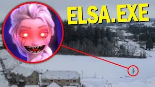 Дрон поймал ELSA.EXE из &laquo;Холодного сердца 2&raquo; в реальной жизни! *ELSA.EXE преследовала нас*