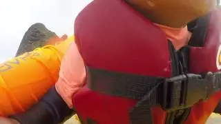 Tandem Bully Boarding #40 South Piha New Zealand 2016 Feb 06