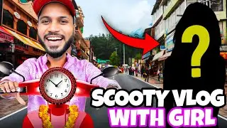 !! SCOOTY 🛵 VLOG WITH UNKNOWN GIRL 👧🏻!! RAMLEELA START &hearts;️🙏🏻!! KAUN THI VO LADKI😸!!