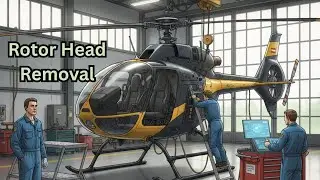 Removing the Main Rotor Head on an MD Helicopter (Aviation Maintenance)