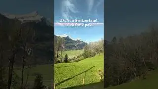We spent $1k each for 5 days in Switzerland! 🇨🇭