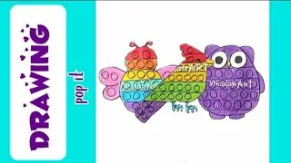 Draw Pop It: Interesting Facts about Bees, Owls, Cockatoos #uniquefacts #popit
