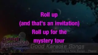 Magical Mystery Tour - The Beatles ( Karaoke Lyrics )