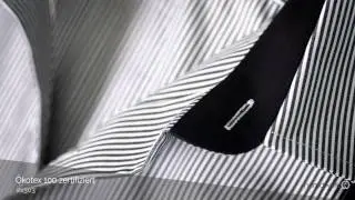 Stoff #1303 Z&uuml;ndholzstreifen Schwarz