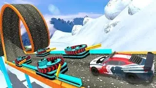 Turbo Car Rush Mountain Car Stunt Driver - Car Games Android GamePlay - Mobile Video Games To Play