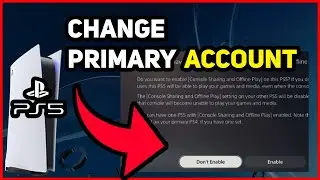 PS5 КАК СМЕНИТЬ ОСНОВНУЮ УЧЕТНУЮ ЗАПИСЬ ЛЕГКО НОВОЕ!
