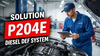 КАК ИСПРАВИТЬ ОШИБКУ P204E OBD II - Цепь датчика давления восстановителя в системе впрыска дизель...