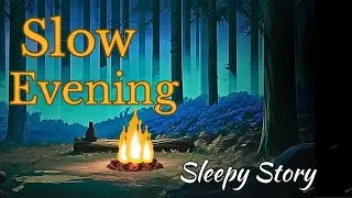 A quiet walk through an  autumn forest at dusk 💤  Bedtime Story