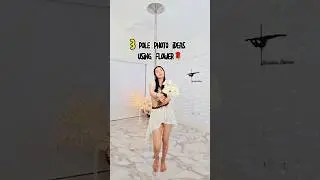 3 Pole photo ideas using flower 🌹