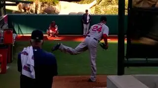 David Price Bullpen- Angels Stadium July 22, 2017 WWW.BULLPENVIDEOS.COM