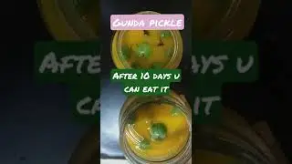 #shorts #shortsvideo Gunda pickle || Tasty sour pickle
