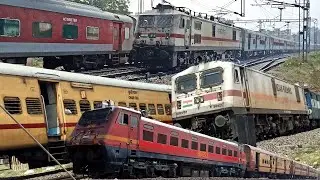 PERFECT CROSSING TRAINS | INDIAN RAILWAYS