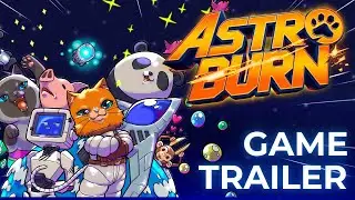 This Cute-Em-Up SHMUP Is Pure 90s Chaos 🐾🚀 | ASTRO BURN (New Trailer) #retrogaming #steamgame