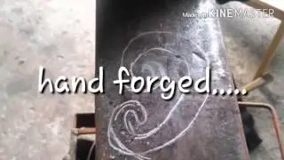 Hand forged flint striker....