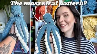 Вязание крючком (мини-версия) Осьминог Якорь 🐙 + Упаковка заказов!