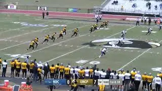 UNCP Football Highlights vs Notre Dame 11/6
