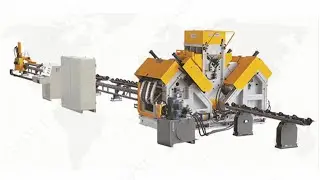 CNC Angle Drilling Marking Shearing Line Jinan Liaoyuan