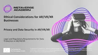 UJI4 - Legal and Regulatory Requirements for Data Protection in AR/VR/XR