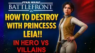 The TRUE Power of Princess Leia in Battlefront 2!