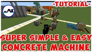 😎 Super Simple Easy Concrete Powder Converter | Tutorial | Minecraft 1.20 Ready⚡